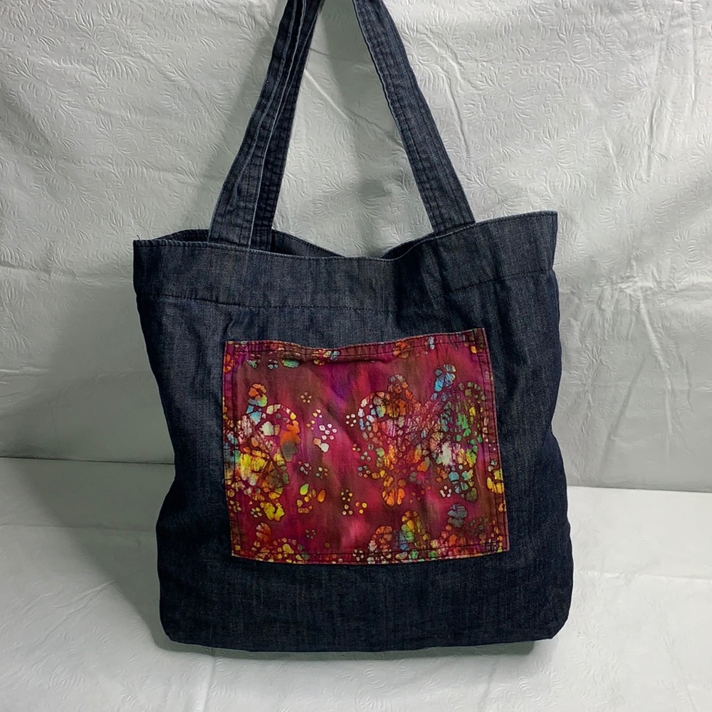 Vintage denim bag